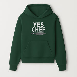 Yes Chef Knife Print - Culinary Art Decor for Chefs Kitchen Wall, Professional Cook Gift, Modern Kitchen Artwork - Hoodie 1758181735648.jpg