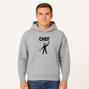 Chef Silhouette Wall Art | Kitchen Decor | Cooking Enthusiast Gift | Restaurant Wall Sign | Culinary Art | Modern Home Decor - Hoodie 1758181736318.jpg