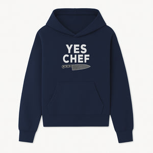 Yes Chef Knife Print - Culinary Art Decor for Chefs Kitchen Wall, Professional Cook Gift, Modern Kitchen Artwork - Hoodie 1758181736404.jpg