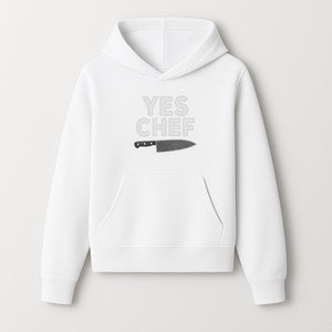 Yes Chef Knife Print - Culinary Art Decor for Chefs Kitchen Wall, Professional Cook Gift, Modern Kitchen Artwork - Hoodie 1758181736832.jpg