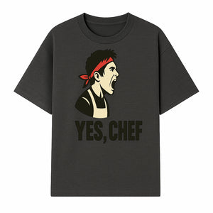 Yes, Chef! Chef Motivational Wall Art, Kitchen Decor, Culinary Quote Print, Chef Gift, Cooking Enthusiast Wall Art - T-shirt 1758181737425.jpg