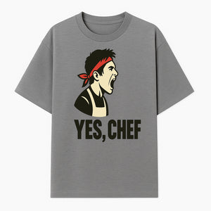 Yes, Chef! Chef Motivational Wall Art, Kitchen Decor, Culinary Quote Print, Chef Gift, Cooking Enthusiast Wall Art - T-shirt 1758181737755.jpg