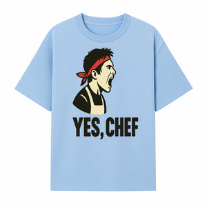 Yes, Chef! Chef Motivational Wall Art, Kitchen Decor, Culinary Quote Print, Chef Gift, Cooking Enthusiast Wall Art - T-shirt 1758181737886.jpg