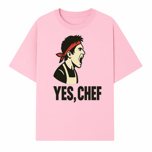 Yes, Chef! Chef Motivational Wall Art, Kitchen Decor, Culinary Quote Print, Chef Gift, Cooking Enthusiast Wall Art - T-shirt 1758181738021.jpg