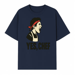 Yes, Chef! Chef Motivational Wall Art, Kitchen Decor, Culinary Quote Print, Chef Gift, Cooking Enthusiast Wall Art - T-shirt 1758181738299.jpg