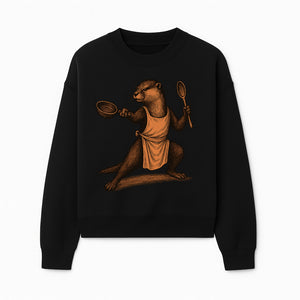 Funny Chef Otter Artwork - Cooking Graphic Print T-Shirt, Apron, or Home Decor for Animal Lovers and Culinary Enthusiasts - Sweatshirt 1758181738529.jpg
