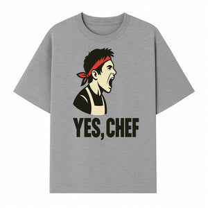 Yes, Chef! Chef Motivational Wall Art, Kitchen Decor, Culinary Quote Print, Chef Gift, Cooking Enthusiast Wall Art - T-shirt 1758181738564.jpg