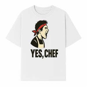 Yes, Chef! Chef Motivational Wall Art, Kitchen Decor, Culinary Quote Print, Chef Gift, Cooking Enthusiast Wall Art - T-shirt 1758181738723.jpg