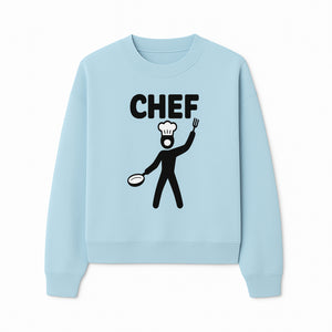 Chef Silhouette Wall Art | Kitchen Decor | Cooking Enthusiast Gift | Restaurant Wall Sign | Culinary Art | Modern Home Decor - Sweatshirt 1758181740404.jpg