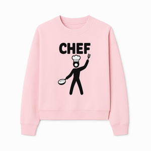Chef Silhouette Wall Art | Kitchen Decor | Cooking Enthusiast Gift | Restaurant Wall Sign | Culinary Art | Modern Home Decor - Sweatshirt 1758181740537.jpg