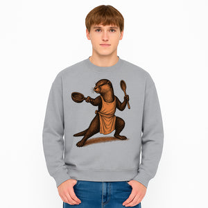 Funny Chef Otter Artwork - Cooking Graphic Print T-Shirt, Apron, or Home Decor for Animal Lovers and Culinary Enthusiasts - Sweatshirt 1758181741131.jpg