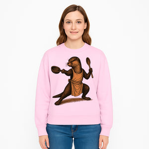 Funny Chef Otter Artwork - Cooking Graphic Print T-Shirt, Apron, or Home Decor for Animal Lovers and Culinary Enthusiasts - Sweatshirt 1758181741286.jpg