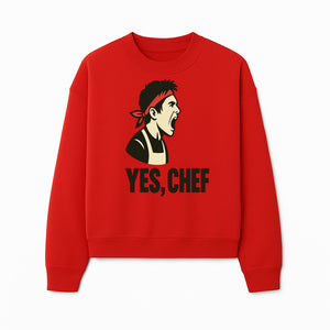 Yes, Chef! Chef Motivational Wall Art, Kitchen Decor, Culinary Quote Print, Chef Gift, Cooking Enthusiast Wall Art - Sweatshirt 1758181741543.jpg