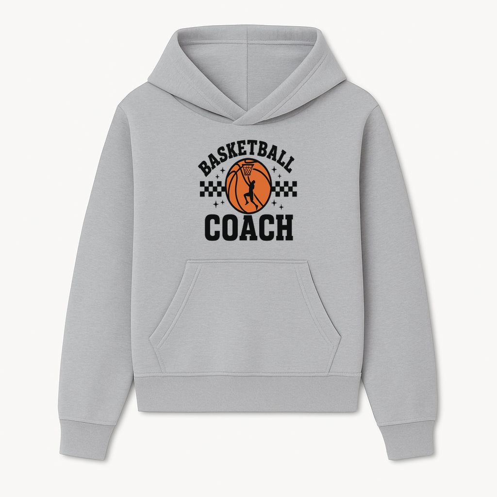 Basketball Coach Graphic Print | Sports Team Apparel | Coaching Gifts | Athletic Merchandise | Basketball Fan Decor - Hoodie 1758186536964.jpg