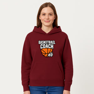 Basketball Coach Graphic Tee - Sports Coaching T-Shirt with Whistle and Ball Design for Coaches and Players - Hoodie 1758186539152.jpg