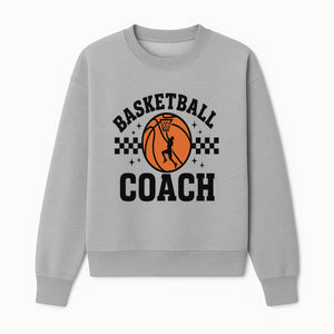 Basketball Coach Graphic Print | Sports Team Apparel | Coaching Gifts | Athletic Merchandise | Basketball Fan Decor - Sweatshirt 1758186542906.jpg