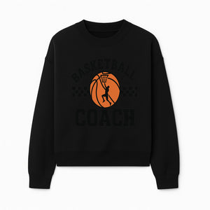 Basketball Coach Graphic Print | Sports Team Apparel | Coaching Gifts | Athletic Merchandise | Basketball Fan Decor - Sweatshirt 1758186543042.jpg