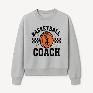 Basketball Coach Graphic Print | Sports Team Apparel | Coaching Gifts | Athletic Merchandise | Basketball Fan Decor - Sweatshirt 1758186543464.jpg