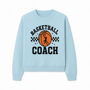Basketball Coach Graphic Print | Sports Team Apparel | Coaching Gifts | Athletic Merchandise | Basketball Fan Decor - Sweatshirt 1758186543600.jpg