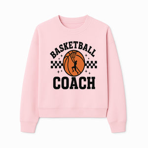 Basketball Coach Graphic Print | Sports Team Apparel | Coaching Gifts | Athletic Merchandise | Basketball Fan Decor - Sweatshirt 1758186543764.jpg