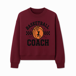Basketball Coach Graphic Print | Sports Team Apparel | Coaching Gifts | Athletic Merchandise | Basketball Fan Decor - Sweatshirt 1758186543951.jpg