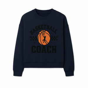 Basketball Coach Graphic Print | Sports Team Apparel | Coaching Gifts | Athletic Merchandise | Basketball Fan Decor - Sweatshirt 1758186544086.jpg