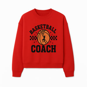 Basketball Coach Graphic Print | Sports Team Apparel | Coaching Gifts | Athletic Merchandise | Basketball Fan Decor - Sweatshirt 1758186544232.jpg