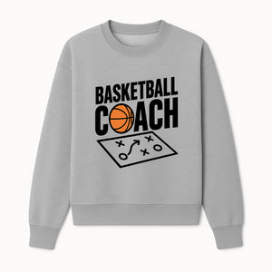 Basketball Coach T-Shirt | Sports Enthusiast Gift | Coach Playbook Design | Unique Basketball Apparel | Perfect for Coaches - Sweatshirt 1758186554523.jpg