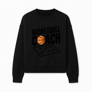Basketball Coach T-Shirt | Sports Enthusiast Gift | Coach Playbook Design | Unique Basketball Apparel | Perfect for Coaches - Sweatshirt 1758186554682.jpg