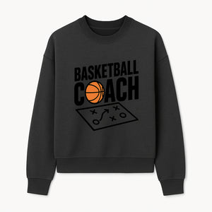 Basketball Coach T-Shirt | Sports Enthusiast Gift | Coach Playbook Design | Unique Basketball Apparel | Perfect for Coaches - Sweatshirt 1758186554825.jpg