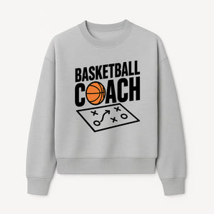 Basketball Coach T-Shirt | Sports Enthusiast Gift | Coach Playbook Design | Unique Basketball Apparel | Perfect for Coaches - Sweatshirt 1758186555083.jpg
