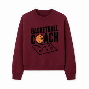 Basketball Coach T-Shirt | Sports Enthusiast Gift | Coach Playbook Design | Unique Basketball Apparel | Perfect for Coaches - Sweatshirt 1758186555500.jpg