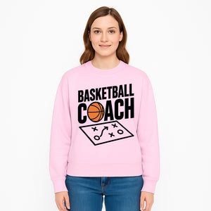 Basketball Coach T-Shirt | Sports Enthusiast Gift | Coach Playbook Design | Unique Basketball Apparel | Perfect for Coaches - Sweatshirt 1758186557389.jpg