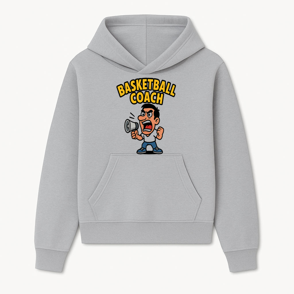 Basketball Coach Cartoon Graphic Tee - Funny Sports Apparel for Coaches & Players - Hoodie 1758186568255.jpg