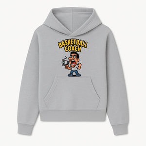 Basketball Coach Cartoon Graphic Tee - Funny Sports Apparel for Coaches & Players - Hoodie 1758186568255.jpg