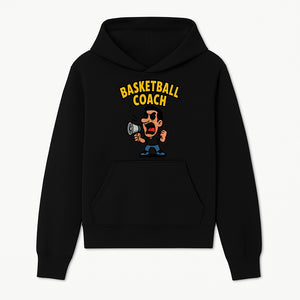 Basketball Coach Cartoon Graphic Tee - Funny Sports Apparel for Coaches & Players - Hoodie 1758186568410.jpg