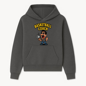 Basketball Coach Cartoon Graphic Tee - Funny Sports Apparel for Coaches & Players - Hoodie 1758186568534.jpg