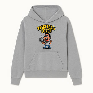 Basketball Coach Cartoon Graphic Tee - Funny Sports Apparel for Coaches & Players - Hoodie 1758186568799.jpg