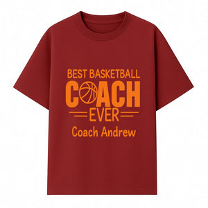 Best Basketball Coach Ever Plaque - Personalize for Coach Andrew | Unique Sports Gift, Basketball Coach Appreciation Decor - T-shirt 1758186569230.jpg
