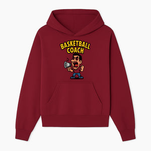 Basketball Coach Cartoon Graphic Tee - Funny Sports Apparel for Coaches & Players - Hoodie 1758186569324.jpg