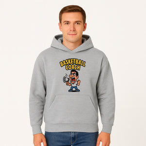 Basketball Coach Cartoon Graphic Tee - Funny Sports Apparel for Coaches & Players - Hoodie 1758186570972.jpg