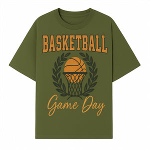 Basketball Game Day T-Shirt | Sporty Athleisure Apparel | Perfect for Fans and Players | Trendy Athletic Wear - T-shirt 1758186572972.jpg