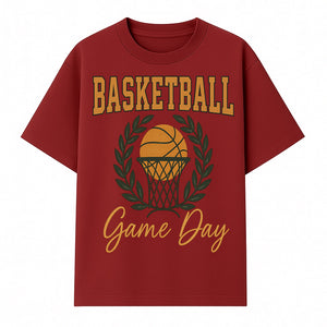 Basketball Game Day T-Shirt | Sporty Athleisure Apparel | Perfect for Fans and Players | Trendy Athletic Wear - T-shirt 1758186573586.jpg