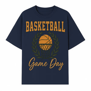Basketball Game Day T-Shirt | Sporty Athleisure Apparel | Perfect for Fans and Players | Trendy Athletic Wear - T-shirt 1758186573718.jpg