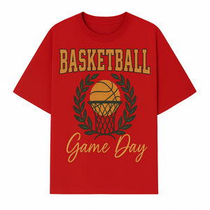 Basketball Game Day T-Shirt | Sporty Athleisure Apparel | Perfect for Fans and Players | Trendy Athletic Wear - T-shirt 1758186573834.jpg