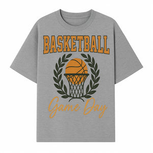 Basketball Game Day T-Shirt | Sporty Athleisure Apparel | Perfect for Fans and Players | Trendy Athletic Wear - T-shirt 1758186573968.jpg