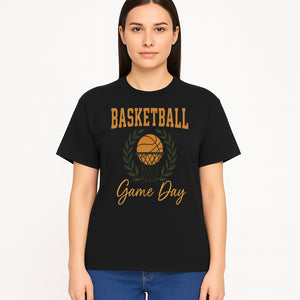 Basketball Game Day T-Shirt | Sporty Athleisure Apparel | Perfect for Fans and Players | Trendy Athletic Wear - T-shirt 1758186575433.jpg