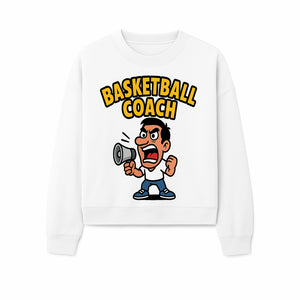 Basketball Coach Cartoon Graphic Tee - Funny Sports Apparel for Coaches & Players - Sweatshirt 1758186576041.jpg