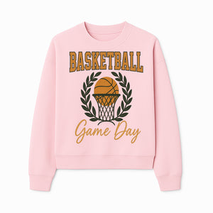 Basketball Game Day T-Shirt | Sporty Athleisure Apparel | Perfect for Fans and Players | Trendy Athletic Wear - Sweatshirt 1758186576390.jpg