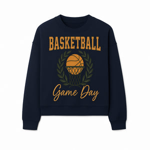 Basketball Game Day T-Shirt | Sporty Athleisure Apparel | Perfect for Fans and Players | Trendy Athletic Wear - Sweatshirt 1758186576680.jpg
